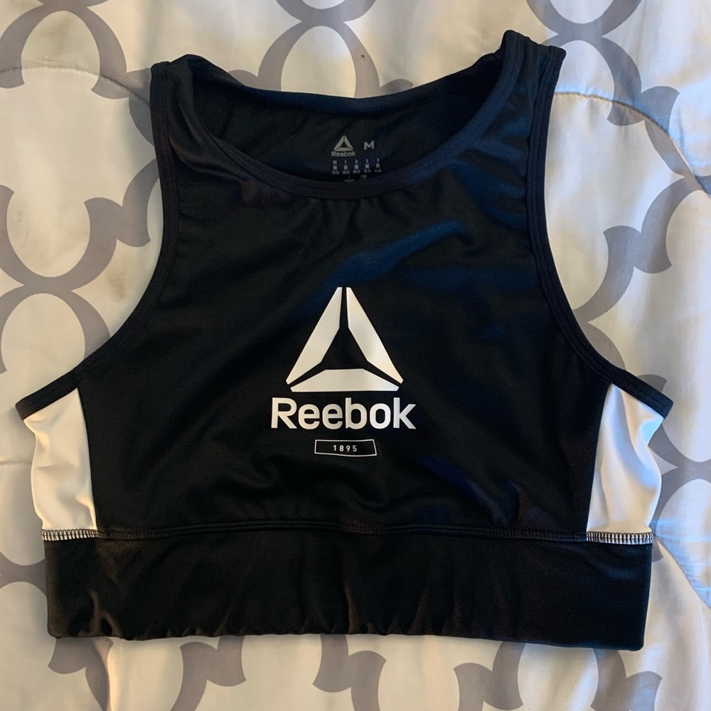 Reebok, tank top.